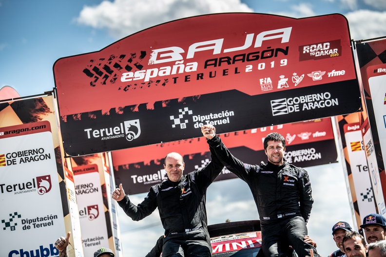 Baja  Aragón 2019 Un triplé pour les Mini X-Raid